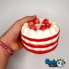 اسکوییشی کیک توت فرنگی