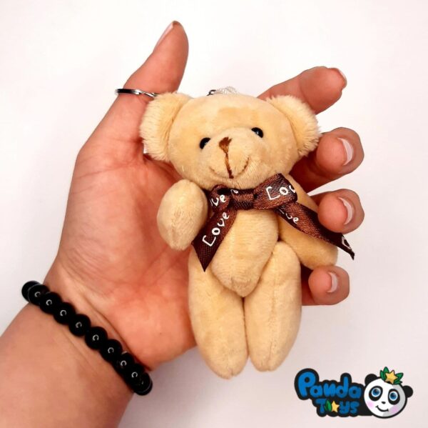 جاکلیدی عروسکی خرس با دست و پای متحرک